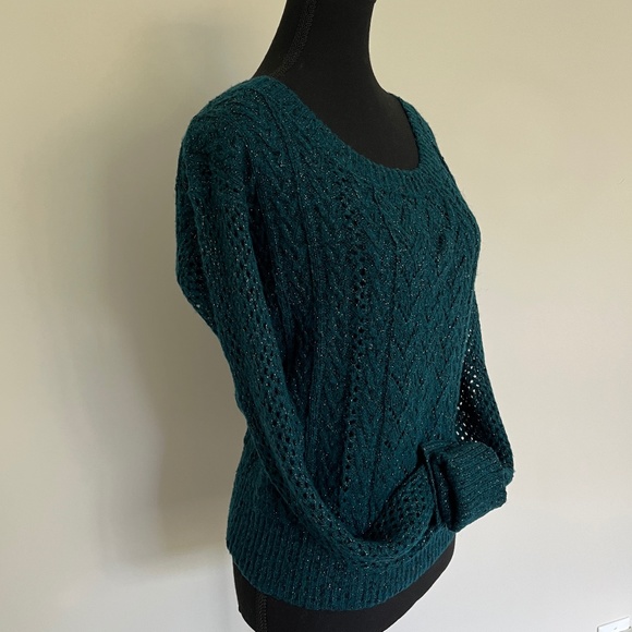 Vintage Armani Exchange Sweater - Green. Size XS-S - Picture 3 of 14